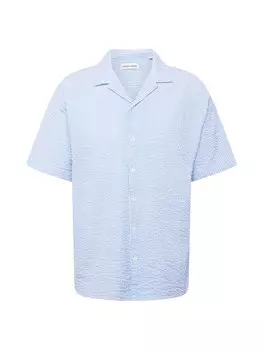 Комфортная рубашка JACK & JONES AYDAN, светло-синий