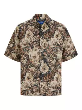 Комфортная рубашка JACK & JONES BARI, коричневый