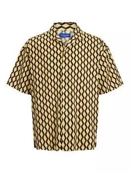 Комфортная рубашка JACK & JONES BELIZE, желтый