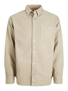 Комфортная рубашка JACK & JONES, бежевый