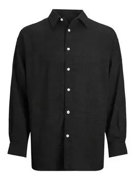 Комфортная рубашка JACK & JONES, черный