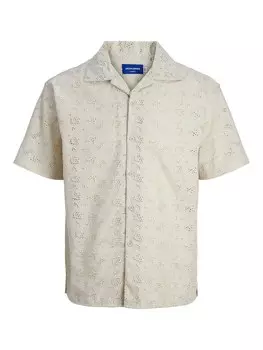 Комфортная рубашка JACK & JONES HAVANA, бежевый