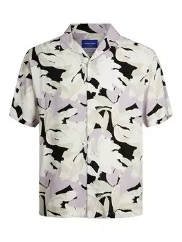 Комфортная рубашка JACK & JONES LUKE ARUBA, лавандовый