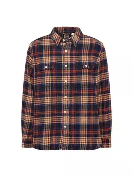 Комфортная рубашка LEVI'S JACKSON WORKER, цвет Brown/Chestnut Brown