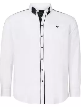 Комфортная рубашка на пуговицах Charles Colby DUKE WARNAR, белый