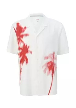 Комфортная рубашка на пуговицах S.Oliver, белый