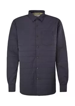 Комфортная рубашка на пуговицах s.Oliver Men Big Sizes, темно-синий