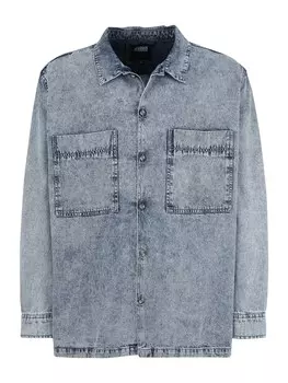 Комфортная рубашка на пуговицах Urban Classics, синий