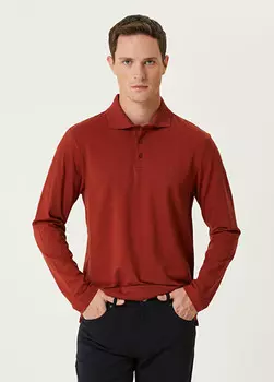 Комфортная толстовка-поло Beymen Club, оранжевый