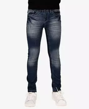 Комфортные эластичные джинсы для мальчиков, размер 8–20 CULTURA, синий