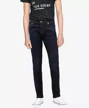 Комфортные эластичные джинсы для мальчиков, размер 8–20 CULTURA, синий