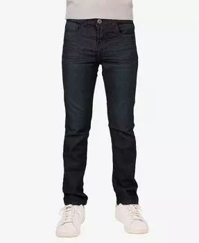 Комфортные эластичные джинсы для мальчиков, размер 8–18 CULTURA, синий