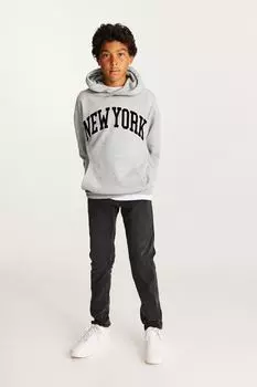 Комфортные эластичные джинсы узкого кроя H&M