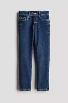 Комфортные эластичные джинсы узкого кроя H&M, синий