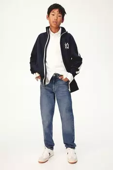 Комфортные эластичные джинсы узкого кроя H&M, синий