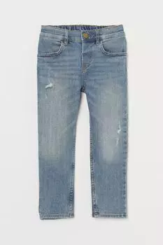Комфортные эластичные зауженные джинсы H&amp;M