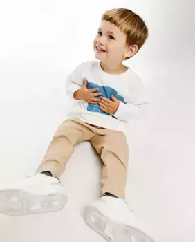 Комфортные брюки-чиносы Sfera, бежевый