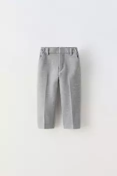 Комфортные брюки ZARA, серый мергель