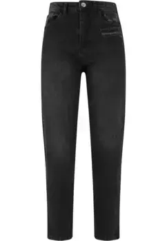 Комфортные джинсы 2Y Studios " 2Y Studios Women's 2Y Premium Hanna Mom Jeans" (1 шт.), черный