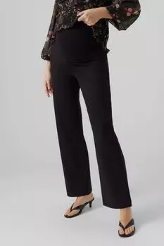 Комфортные прямые брюки для беременных Over The Bump VERO MODA, черный
