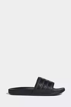 Комфортные шлепанцы Adilette Adidas, черный