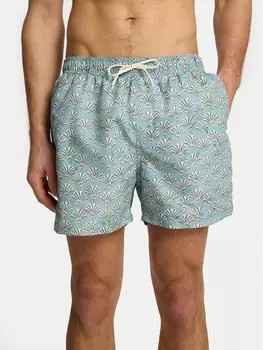 Комфортные шорты для плавания 16089427 Selected Homme, зеленый