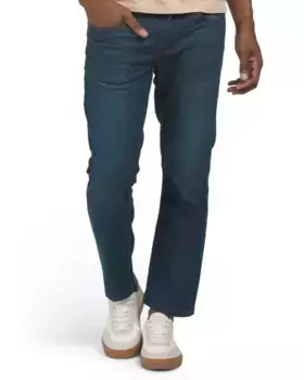 Комфортные узкие джинсы из эластичного денима Izod, цвет Medium Wash