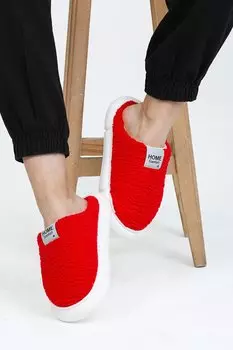 Комфортные женские домашние тапочки Letoon, красный