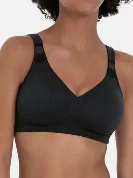 Комфортный бюстгальтер без косточек leni Anita, черный
