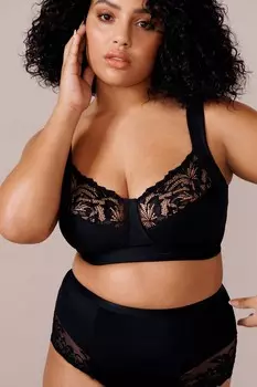 Комфортный бюстгальтер с мягкой чашечкой Ultimate Support без косточек Next, черный