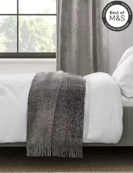 Комфортный прохладный пододеяльник из лиоцелла Marks & Spencer, белый