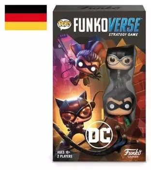 Комиксы DC — Funkoverse 101, упаковка из 2 штук — женщина-кошка в расширенном виде, «немецкая»