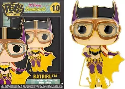Комиксы DC — поп-большая эмалированная булавка № 11 — Бэтгёрл Funko