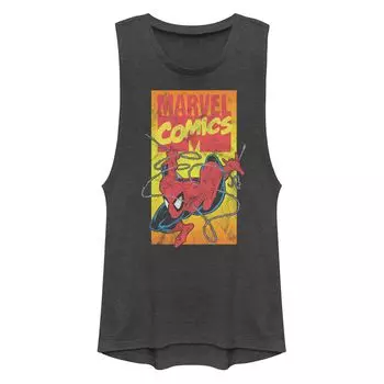 Комиксы Marvel для юниоров, Человек-паук, экшн-шот, мускулистая графика, майка Licensed Character