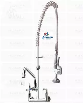 Коммерческий смеситель для раковины Cooler Depot PR-98R со сливной линией
