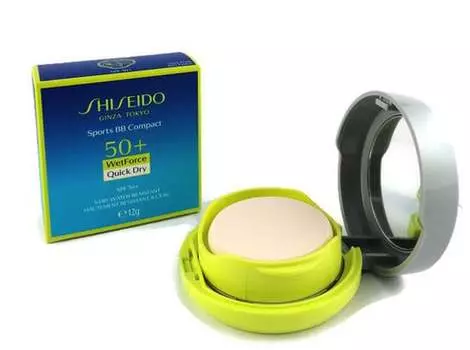 Компактная ББ-пудра Very Dark, SPF 50+, 12 г Shiseido, Sports BB Compact