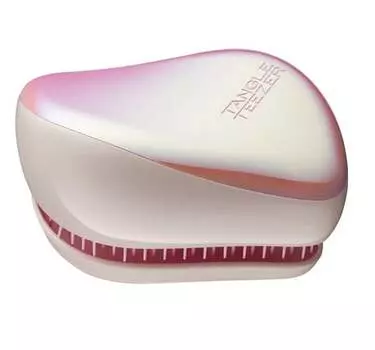 Компактная, голографическая расческа, розовая Tangle Teezer