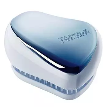 Компактная, компактная расческа Baby Chrome, синяя Tangle Teezer