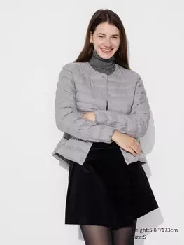 Компактная куртка Puffertech Uniqlo, 04 серый