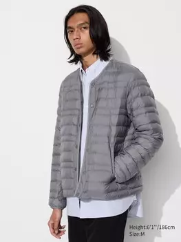 Компактная куртка puffertech Uniqlo, серый