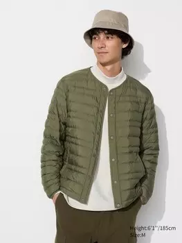 Компактная куртка puffertech Uniqlo, зеленый