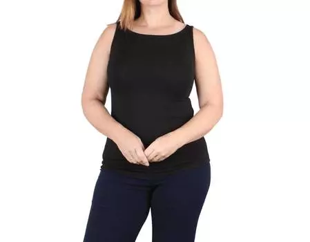 Компактная майка с вырезом лодочкой Natural Black Undersummers