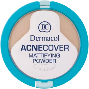Компактная матирующая пудра для проблемной кожи sand Dermacol Acnecover, 11 гр
