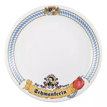 Компактная обеденная тарелка Bavaria Schmankerl 27 см Seltmann Weiden, красочный