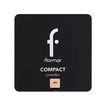 Компактная пудра Flormar, цвет 093 natural coral beige, 11 гр