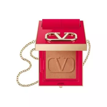 Компактная пудра Go-Clutch Glow 00 Bronze - 42 грамма Valentino