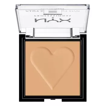 Компактная пудра с матирующим эффектом can't stop won't stop mattifying powder Nyx Professional Makeup, цвет golden, вес 6 гр.