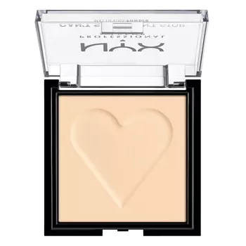 Компактная пудра с матирующим эффектом can't stop won't stop mattifying powder Nyx Professional Makeup, цвет fair, вес 6 гр.