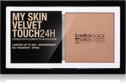Компактная пудра spf 20 bellaoggi My Skin Velvet Touch 24H, 15C Natural Beige 9 g
