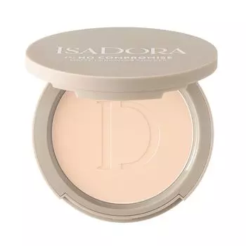 Компактная пудра the no compromise matte longwear powder Isadora, цвет nr. 60 neutral porcelain, вес 7.0 гр.